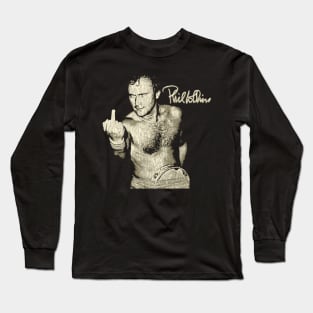 Funny Phil Collins Fan Art Cream Long Sleeve T-Shirt